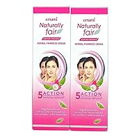 VALID Emami Naturally Fair EVERYDAY RADIANCE Herbal Fairness Cream 50ml (Pack of Two)