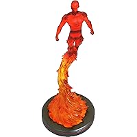Marvel Premier Collection: Human Torch Statue, Multicolor