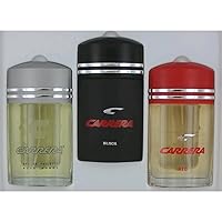 Carrera Collection By Carrera For Men Gift Set (Eau De Toilette Spray 3.4-Ounce of Carrera Classic + Carrera Red + Carrera Black) Carrera Collection By Carrera For Men Gift Set (Eau De Toilette Spray 3.4-Ounce of Carrera Classic + Carrera Red + Carrera Black)