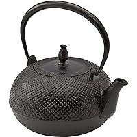 Ikenaga Iron Works Nambu Iron Pot, Made in Japan, Kettle, 1.4 L., Compatible with Induction and Gas Fires, Tea Cupter, Iron Supplement, Rare