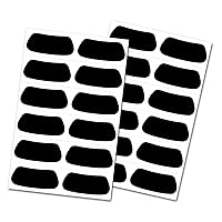 Eye Black Adhesive Stickers | Multiple Colors - 12 Pairs