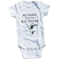 Baby Tee Time Boys My Daddy is in The Air Force One Piece