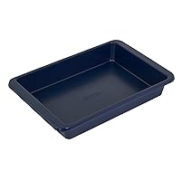 KitchenAid 9 x 13-In Nonstick Aluminized Steel Cake Pan, Dishwasher Safe, Ink Blue