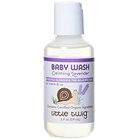 Little Twig All Natural, Hypoallergenic Baby Wash, Calming Lavender Scent, 2 Ounce Bottle