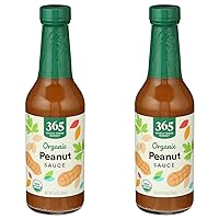 365 by Whole Foods Market, Organic Peanut Sauce, 10 Ounce (Pack of 2)