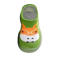 Infant Boys House Slippers Warm Socks Girls Shoes Rubber Boys Sole Cute Toddler Knit Kids 5t Boys Slippers