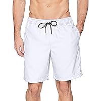 Mens Big and Tall Quick Dry Swim Trunks with Mesh Lining Drawstring Summer Beach Board Shorts Swimwear Bathing Suits