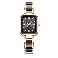 Wrist Watch for Women, Elegant Designed Lady's Watch, Quartz Analog Women's Watch with Ceramics Strap