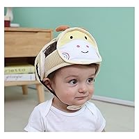 Adjustable AntiFall Shockproof Baby Toddler Safety Head Protection Helmet Kids Hat for Walking Breathable Hat 713 (Color : Deer)