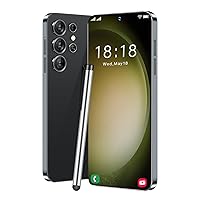 Yoidesu Unlocked Cell Phone for Android, 6.8 Inch FHD Ultra Thin Smartphone with Pen, 8GB RAM 256GB ROM Expansion, 5800mAh Battery, Dual Card Dual Standby 4G Mobile Phone (Black)