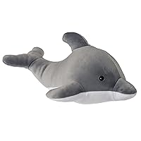 Mary Meyer Stuffed Animal Smootheez Pillow-Soft Toy, 8-Inches, Dolphin