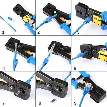 Brileine RJ45 Network Cable Tester for LAN Phone