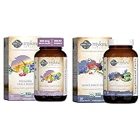 Organics Prenatal Vitamin: Folate for Energy & Healthy Fetal Development & Organics Multivitamin for Men - Men's Once Daily Whole Food Vitamin Supplement Tablets, Vegan, 30 Count