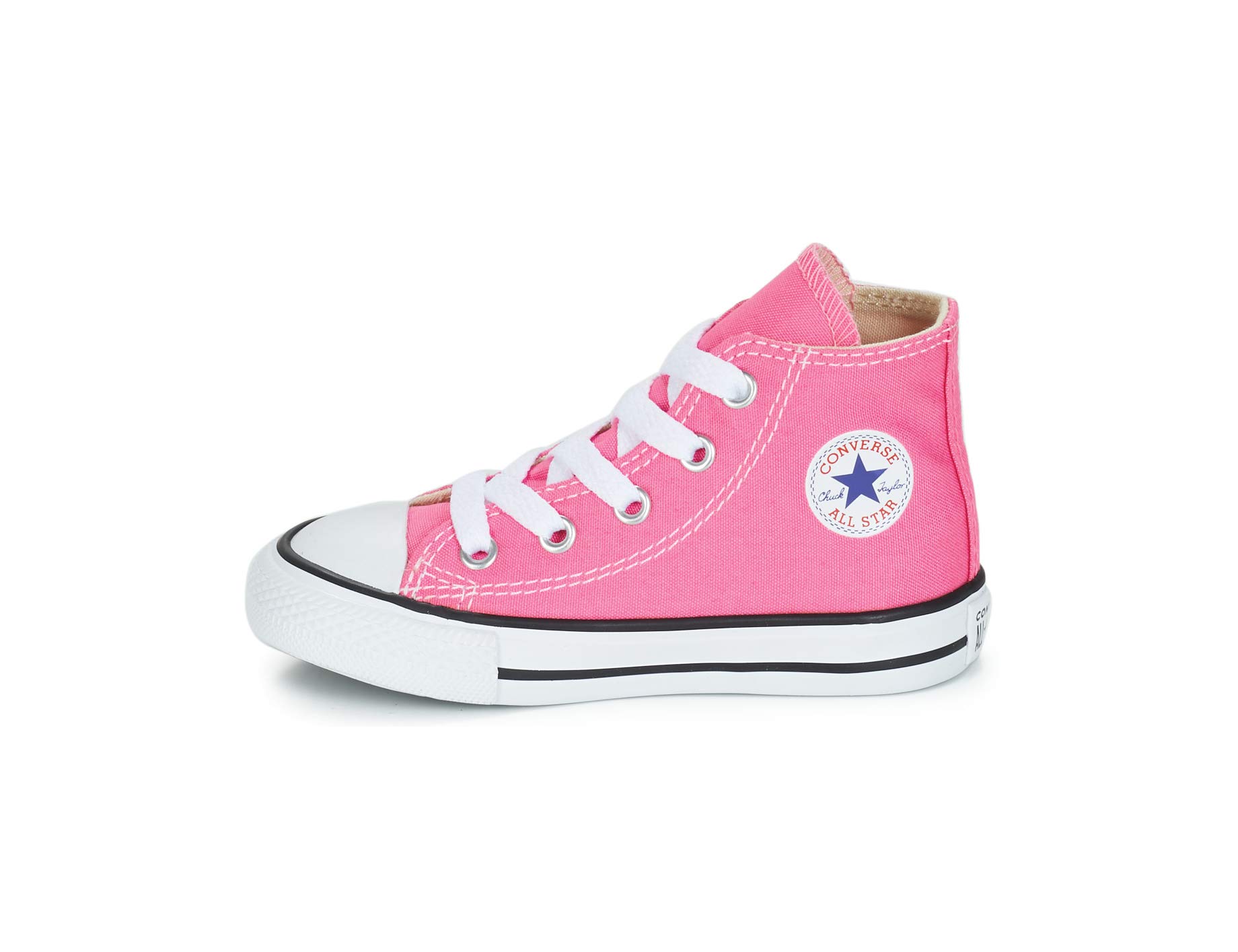 Converse Chuck Taylor All Star High Top Infant Shoes Pink 7j234