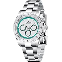 LACZ DENTON Rollstimi RT137 Men's Watches Mechanical Automatic Watch White Men's 30M Waterproof Luxury Casual Business Watch Fashion Men's Watches