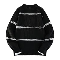 Mens Womens Oversized Turtleneck Sweater Chunky Knit Loose Fit Pullover Jumper Tops Unisex Chunky Warm Sweaters