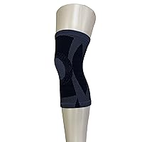 Frontier Knee Stabilizer - Knee Sleeve – Knee Brace for Joint Pain Relief & Swelling, Knee Support For Women and Men for Working Out, Running and Muscle Pain Relief (Small)
