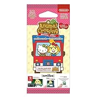 Nintendo France SARL Animal Crossing: New Leaf - Welcome Pack Sanrio - Amiibo 6 Card (Multi), Black, 2003266