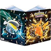 Ultra PRO - 9-Pocket Portfolio for Pokémon Scarlet and Violet - Shiny Pikachu, Dondozo, and Tatsugiri, Premium Collectible Trading Card Collector's Essential Storage Solution Organizer