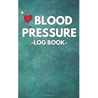 Blood Pressure Log Book Pocket Size: Small Blood Pressure Tracking Journal