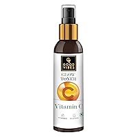 Vitamin C Glow Toner | Rich in Antioxidants | Manages Dark Spots | Hydrating Lightweight Natural Face Spray Toner for All Skin Types | No Alcohol, Parabens & Sulphates (120 ml/4.06 Fl Oz)