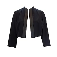 MARINA RINALDI Women's Ciao Bolero Jacket, Black
