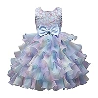 Children's Sleeveless Performance Dress Flower Beautiful Girl Dress for Kids Girl Wedding Dress Frocks