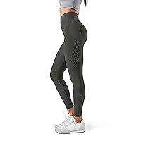 Women's Full Length Compression Body Sculpt Leggings for Women Tummy Control High Waisted Through Reversible Wear