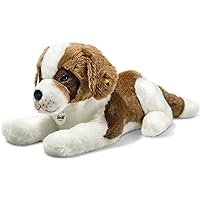 Steiff 079627 Bernhard Saint Bernard Plush Animal Toy, Brown/White, Large