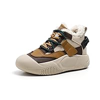 Women's Winter Lace Up Platform Boots Sneakers Round Toe Casual Comfort High Top Sneakers Outdoor Driving Shoes