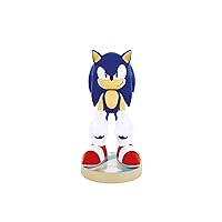 Cable Guys - Modern Sonic the Hedgehog Gaming Accessories Holder & Phone Holder for Controller (Xbox, Play Station, Nintendo Switch) & Phone (Iphone, Samsung Galaxy, Google Pixel)