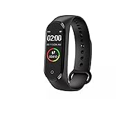 M4 Exercise/Health Smart Watch, Sleek Narrow Design, HR Monitor, Call/Msg, Sleep/Step/Calories/Distance Tracker, Waterproof, Weather. for Adults/Kids