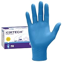 KIMTECH™ Element Nitrile Exam Gloves (62870), Thin Mil, 3.2 Mil, Ambidextrous, 9.0”, XS, 250 / Box, Blue