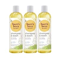 Burt’s Bees Baby Shampoo & Wash, Calming, 12 Ounces (Pack of 3) (Packaging May Vary)