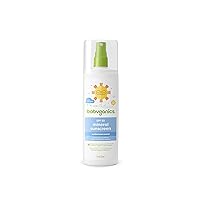 Babyganics SPF 50 Mineral Baby Sunscreen Spray, Unscented | UVA UVB Protection | Octinoxate & Oxybenzone Free | Water Resistant, Value Size, 8oz