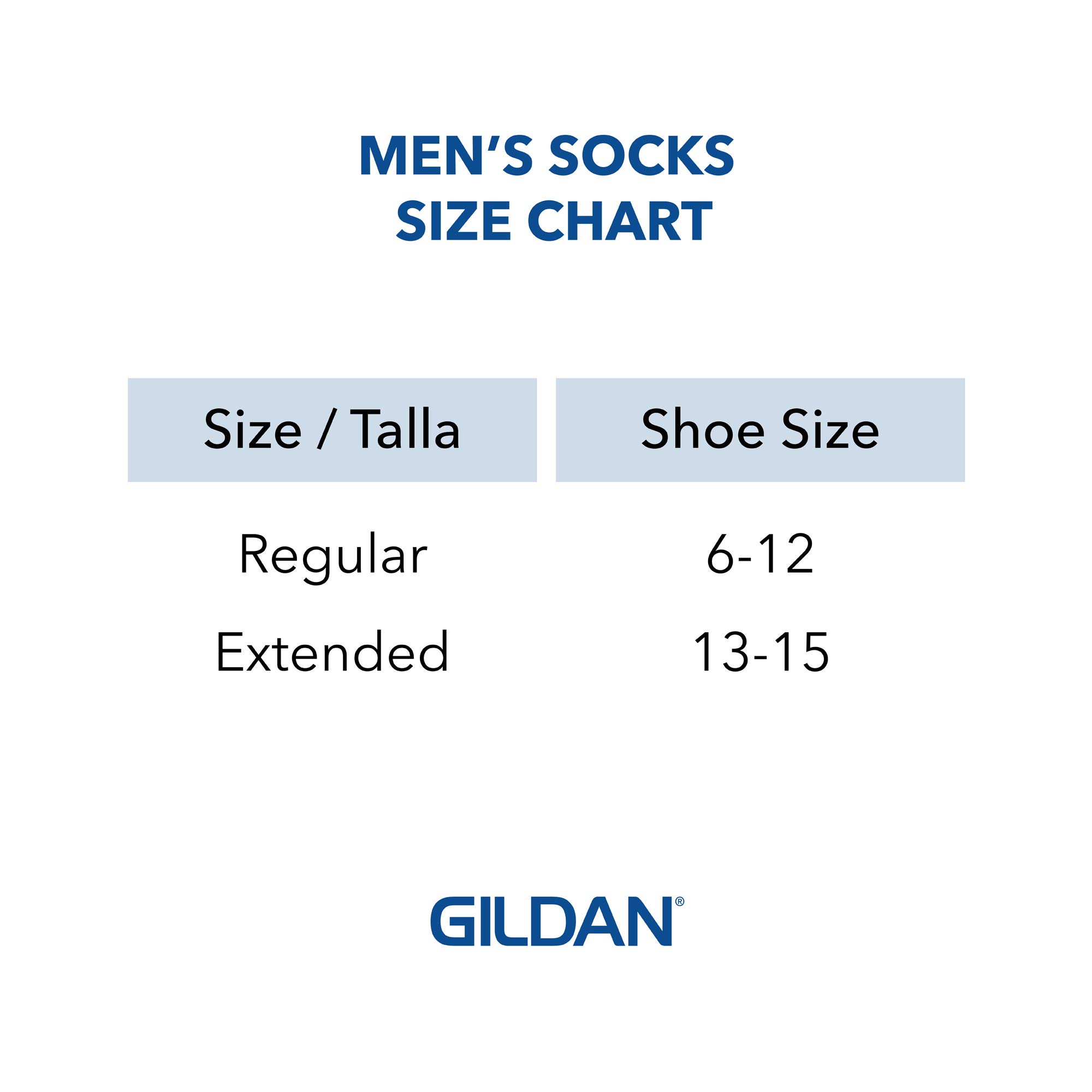 Gildan Men's Performance Crew Socks, 12-Pairs