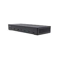 VisionTek VT4950 KVM USB-C Docking Station - Dual Host 100W Charging, Triple 4K Display, 4X USB, 1x USB-C, Ethernet and Audio, for Windows, 7 USB ports,Mac and Chrome OS 901520, 8.8
