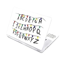 MightySkins Glossy Glitter Skin for Acer Chromebook 15 15.6” (2017) - Stranger Alphabet | Protective, Durable High-Gloss Glitter Finish | Easy to Apply, Remove, and Change Styles | Made in The USA