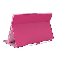 Balance Folio Case for iPad 10.2 Inch (2019-2021) - Drop & Camera Protection, Slim Multi Range Stand, Apple Pencil Holder - Digital Pink/Blossom Pink