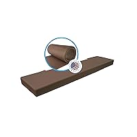 KidKusion Soft Seat Hearth Pad | Made in USA | Brown | Extra Long | 126