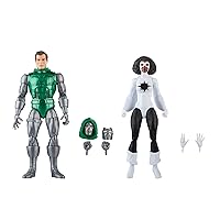 Marvel Legends Series Captain vs. Doctor Doom, Avengers 60th Anniversary Collectible 6-Inch Action Figures, 6 Accessories