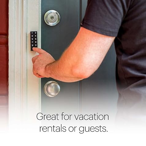 Smart Keypad, Pair with Your August Smart Lock - Grant Guest Access with Unique Keycodes, Dark Gray