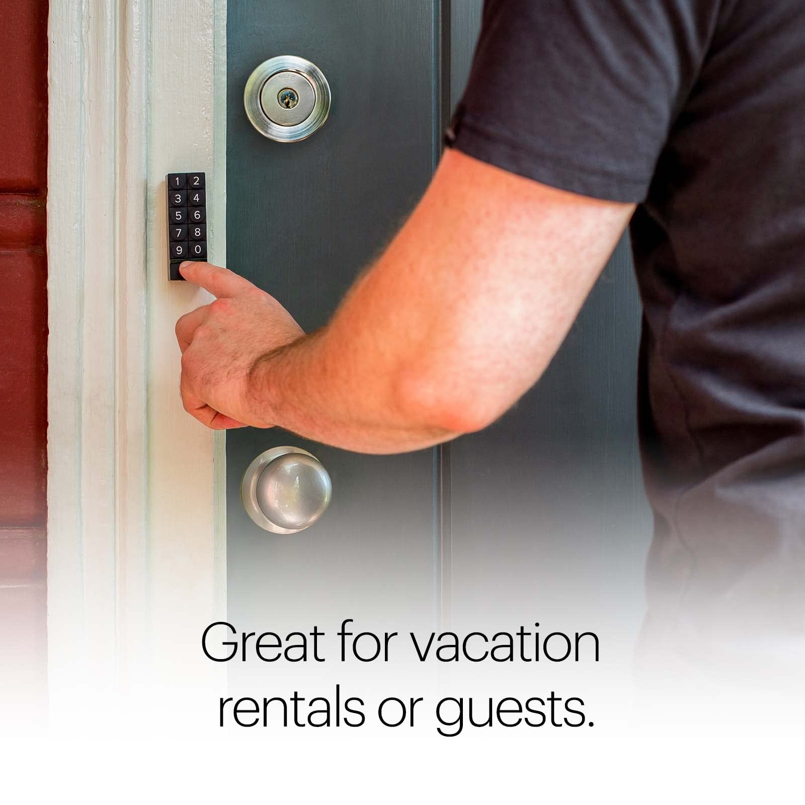 August Home Smart Keypad, Pair with Your August Smart Lock - Grant Guest Access with Unique Keycodes, Dark Gray
