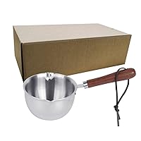 Small Stainless Steel Milk Warmer With Handle Butter Chocolate Melting Saucepan With Pour Spout Kitchen Cookwar Chocolate Wax Melting For Wax Melts With Spout For Making
