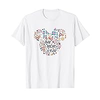 Disney Minnie Mouse Best Mom Ever Icon Flowers Mother’s Day T-Shirt