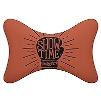 Show Time Light Bulb Car Headrest Pillow 2pcs Memory Foam Neck Pillow Neck Support Pillow for Camping and Traveling