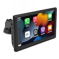Portable Car Stereo, Lossless 7 Inch Radio Receiver Dash Mount Car Screen for Vehicles (with 32G Memory Card)
