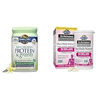 Raw Organic Protein & Greens Vanilla - Vegan Protein Powder for Women & Dr. Formulated Women's Probiotics Once Daily, 16 Strains, 50 Billion, 30 Count