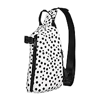 Color Butterfly Printed Pattern Sling Bags Crossbody Sling Backpack Travel Hiking Daypack Chest Bag For Man And Women