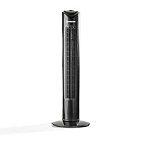 Comfort Zone Oscillating Portable Tower Fan, 32 inch, 3 Speed, 90 Degree Oscillation, Portable Built-in Carry Handle, Quiet Operation, Ideal for Home, Bedroom & Office, CZ12386